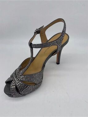 Antonio Melani Bronze Metallic Platform Heels Size 8